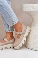 Półbuty Model Zazoo 20183 Beige - Step in style Step in style Półbuty Model Zazoo 20183 Beige - Step in style Step in style