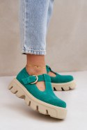 Półbuty Model Zazoo 20183 Green - Step in style Step in style Półbuty Model Zazoo 20183 Green - Step in style Step in style