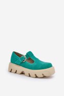 Półbuty Model Zazoo 20183 Green - Step in style Step in style Półbuty Model Zazoo 20183 Green - Step in style Step in style