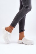 Sandał Klapki Model Big Star NN274015 White - Step in style Step in style Sandał Klapki Model Big Star NN274015 White - Step in style Step in style