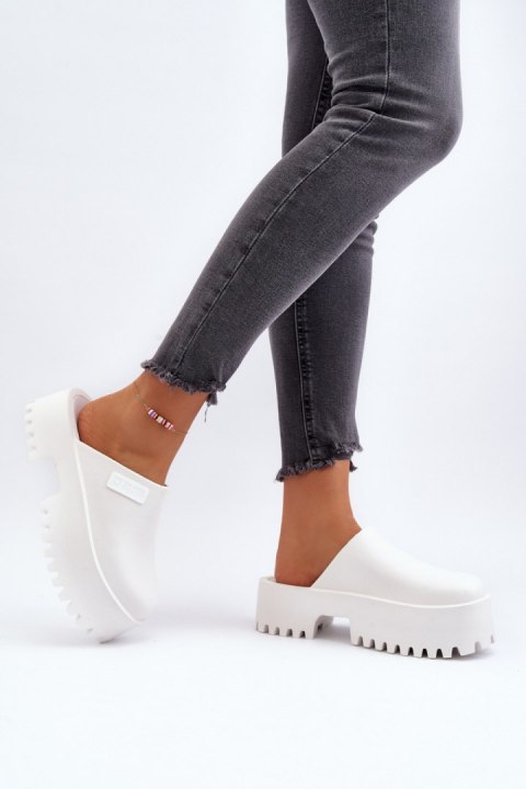 Sandał Klapki Model Big Star NN274015 White - Step in style Step in style Sandał Klapki Model Big Star NN274015 White - Step in style Step in style