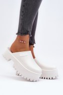 Sandał Klapki Model Big Star NN274015 White - Step in style Step in style Sandał Klapki Model Big Star NN274015 White - Step in style Step in style