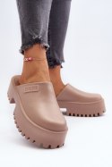 Sandał Klapki Model Big Star NN274016 Beige - Step in style Step in style Sandał Klapki Model Big Star NN274016 Beige - Step in style Step in style