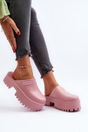 Sandał Klapki Model Big Star NN274020 Pink - Step in style Step in style Sandał Klapki Model Big Star NN274020 Pink - Step in style Step in style