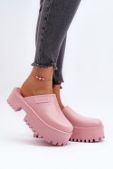 Sandał Klapki Model Big Star NN274020 Pink - Step in style Step in style Sandał Klapki Model Big Star NN274020 Pink - Step in style Step in style