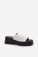 Sandał Klapki Model Big Star NN274022 White - Step in style Step in style Sandał Klapki Model Big Star NN274022 White - Step in style Step in style