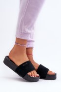 Sandał Klapki Model Big Star NN274A670 Black - Step in style Step in style Sandał Klapki Model Big Star NN274A670 Black - Step in style Step in style