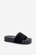 Sandał Klapki Model Big Star NN274A670 Black - Step in style Step in style Sandał Klapki Model Big Star NN274A670 Black - Step in style Step in style
