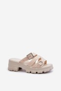 Sandał Klapki Model Zaxy NN285042 Light Beige - Step in style Step in style Sandał Klapki Model Zaxy NN285042 Light Beige - Step in style Step in style