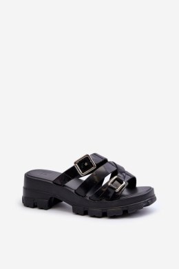 Sandał Klapki Model Zaxy NN285043 Black - Step in style Step in style