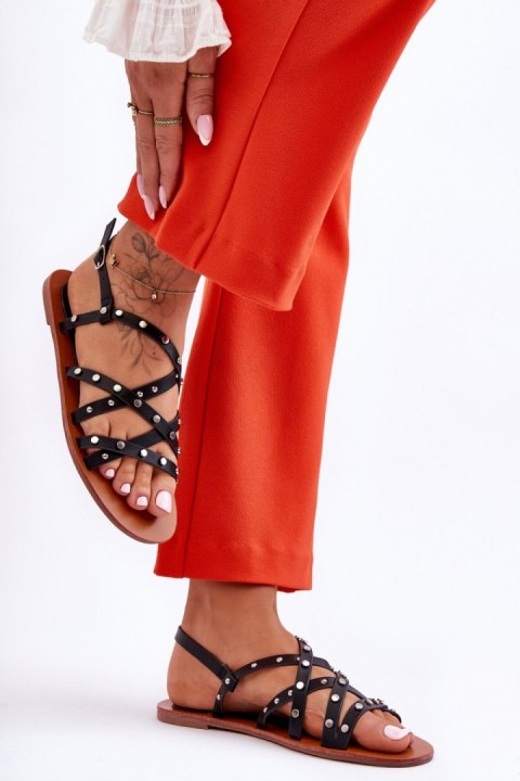 Sandały Model Alemona THS-88 Black - Step in style Step in style Sandały Model Alemona THS-88 Black - Step in style Step in style