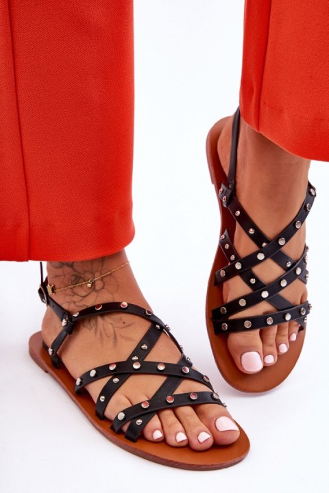 Sandały Model Alemona THS-88 Black - Step in style Step in style Sandały Model Alemona THS-88 Black - Step in style Step in style