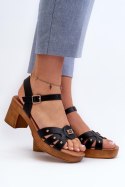 Sandały Model Assames 24SD98-6758 Black - Step in style Step in style Sandały Model Assames 24SD98-6758 Black - Step in style Step in style