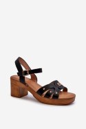 Sandały Model Assames 24SD98-6758 Black - Step in style Step in style Sandały Model Assames 24SD98-6758 Black - Step in style Step in style