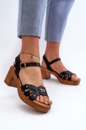 Sandały Model Assames 24SD98-6758 Black - Step in style Step in style Sandały Model Assames 24SD98-6758 Black - Step in style Step in style