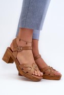 Sandały Model Assames 24SD98-6758 Brown - Step in style Step in style Sandały Model Assames 24SD98-6758 Brown - Step in style Step in style