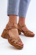 Sandały Model Assames 24SD98-6758 Brown - Step in style Step in style Sandały Model Assames 24SD98-6758 Brown - Step in style Step in style