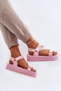 Sandały Model Big Star NN274A529 Pink - Step in style Step in style Sandały Model Big Star NN274A529 Pink - Step in style Step in style