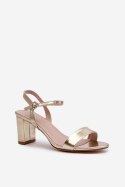Sandały Model Glindra 24SD98-6986 Gold - Step in style Step in style Sandały Model Glindra 24SD98-6986 Gold - Step in style Step in style