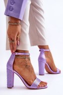 Sandały Model Idealistic H8-371 Violet - Step in style Step in style Sandały Model Idealistic H8-371 Violet - Step in style Step in style