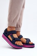 Sandały Model Lee Cooper LCW-24-05-2754L Navy/Fuksja - Step in style Step in style Sandały Model Lee Cooper LCW-24-05-2754L Navy/Fuksja - Step in style Step in style