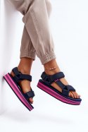 Sandały Model Lee Cooper LCW-24-05-2754L Navy/Fuksja - Step in style Step in style Sandały Model Lee Cooper LCW-24-05-2754L Navy/Fuksja - Step in style Step in style