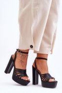 Sandały Model Maya B-307 Black - Step in style Step in style Sandały Model Maya B-307 Black - Step in style Step in style