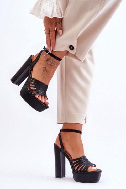 Sandały Model Maya B-307 Black - Step in style Step in style Sandały Model Maya B-307 Black - Step in style Step in style