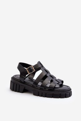 Sandały Model Rosarose N75-4 Black - Step in style Step in style