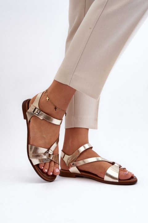 Sandały Model Zazoo 40182 Gold - Step in style Step in style