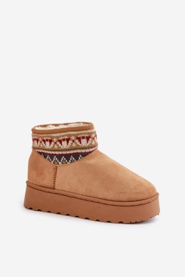 Śniegowce Model Avatharia 20226-4B Camel - Step in style Step in style