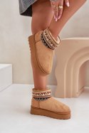 Śniegowce Model Avatharia 20226-4B Camel - Step in style Step in style Śniegowce Model Avatharia 20226-4B Camel - Step in style Step in style