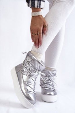 Śniegowce Model Carrios HY845-19 Silver - Step in style Step in style