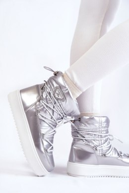 Śniegowce Model Carrios HY845-19 Silver - Step in style Step in style