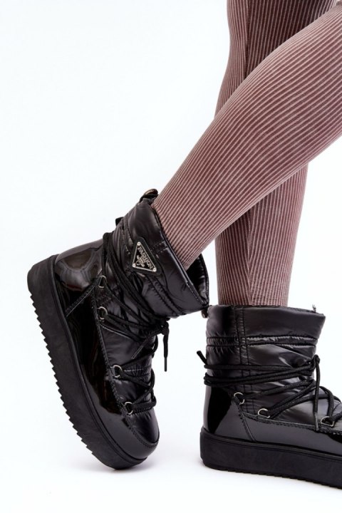 Śniegowce Model Fleure NB606 Black - Step in style Step in style Śniegowce Model Fleure NB606 Black - Step in style Step in style