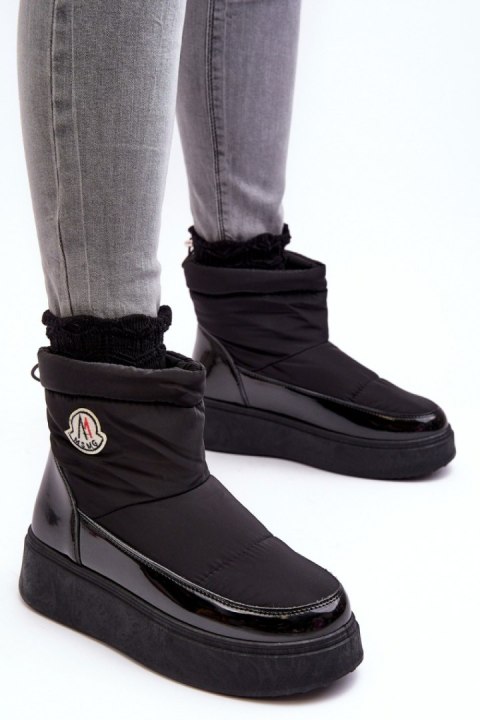 Śniegowce Model Gattea HY852 Black - Step in style Step in style Śniegowce Model Gattea HY852 Black - Step in style Step in style
