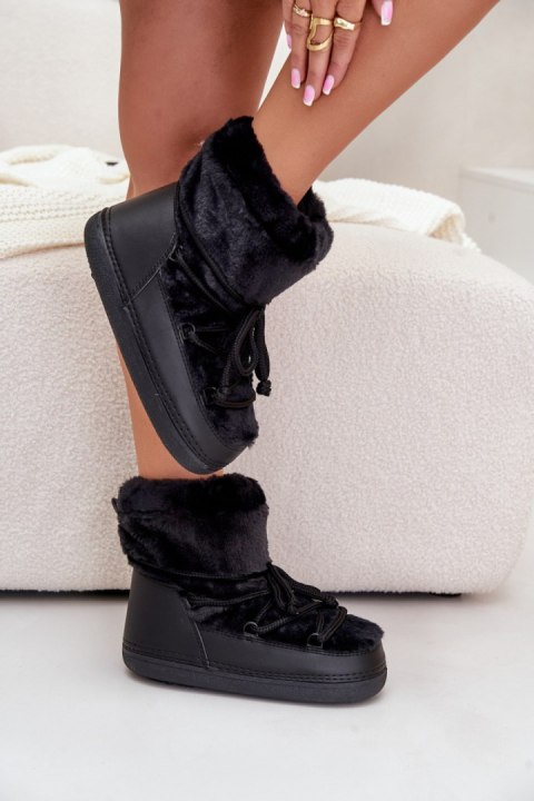 Śniegowce Model Silvara 8139 Black - Step in style Step in style Śniegowce Model Silvara 8139 Black - Step in style Step in style