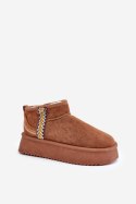 Śniegowce Model Udra UA-1833 Camel - Step in style Step in style Śniegowce Model Udra UA-1833 Camel - Step in style Step in style