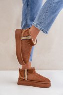 Śniegowce Model Udra UA-1833 Camel - Step in style Step in style Śniegowce Model Udra UA-1833 Camel - Step in style Step in style