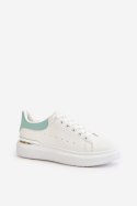 Trampki Model Nevelena JDJ-18 White/Green - Step in style Step in style Trampki Model Nevelena JDJ-18 White/Green - Step in style Step in style