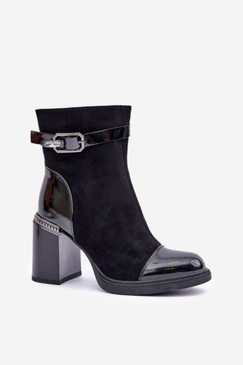 Botki Model DA MR880-085 Black - Step in style Step in style Botki Model DA MR880-085 Black - Step in style Step in style