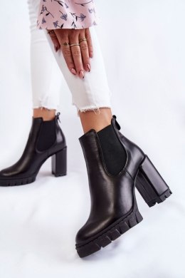 Botki Model Eldey 2247-S Black - Step in style Step in style