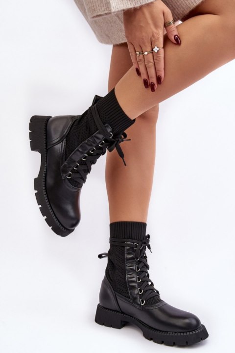 Botki Model Gentiana 8573A Black - Step in style Step in style Botki Model Gentiana 8573A Black - Step in style Step in style