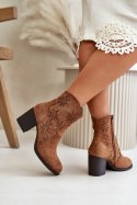 Botki Model Nevishiia ASA250-3 Brown - Step in style Step in style Botki Model Nevishiia ASA250-3 Brown - Step in style Step in style