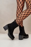 Botki Model Nevitas KE218 Black - Step in style Step in style Botki Model Nevitas KE218 Black - Step in style Step in style