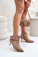Botki Model Nirilis 7291 Beige - Step in style Step in style Botki Model Nirilis 7291 Beige - Step in style Step in style
