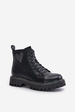 Botki Model Obeena 9681A Black - Step in style Step in style