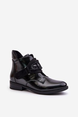 Botki Model S.Barski HY42-021 Black - Step in style Step in style