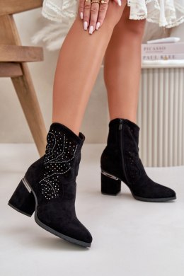 Botki Model S.Barski HY42-029 Black - Step in style Step in style