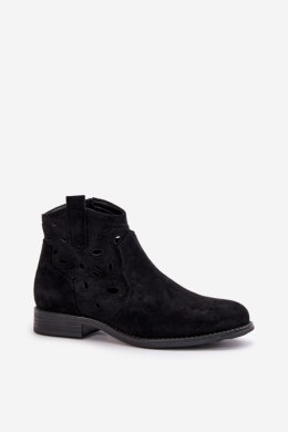 Botki Model S.Barski HY42-081 Black - Step in style Step in style